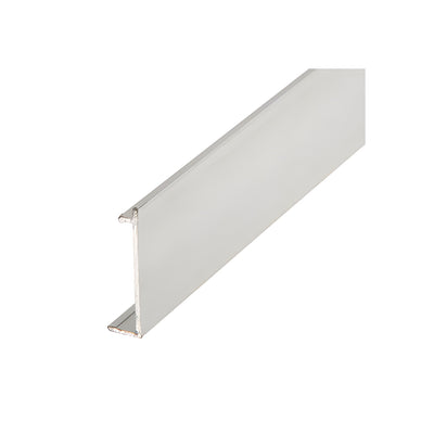CRL Brushed Brite Anodized Snap-On Cover for Mechanical Glazing Channel