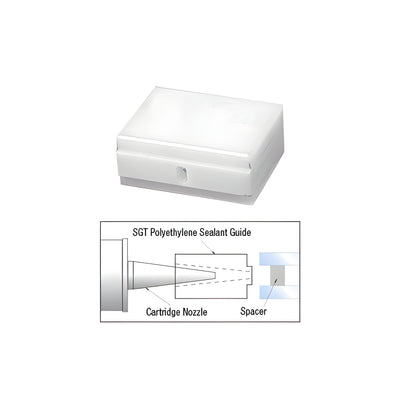 CRL 3/8" Polyethylene Sealant Guide
