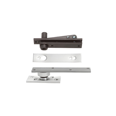 Rixson® Satin Chrome Center-Hung Pivot Set