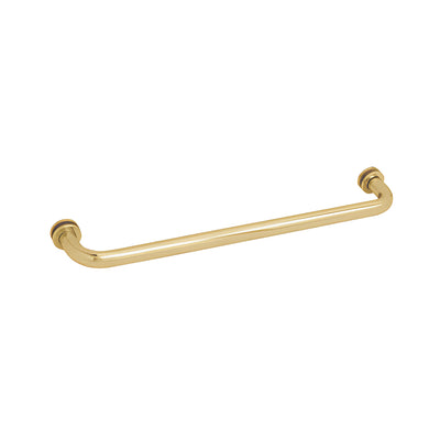 CRL Satin Brass 24" BM Series Tubular Single-Sided Towel Bar