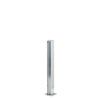 CRL Brite Anodized 12" End Design Series Partition Post