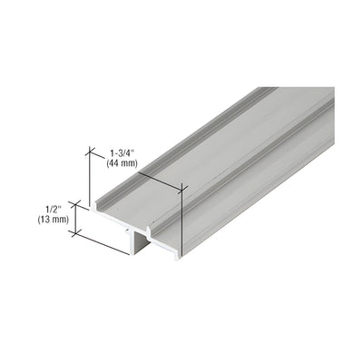 CRL-U.S. Aluminum Clear Anodized Class 1 IG500 Door Stop Insert - 21'-2"