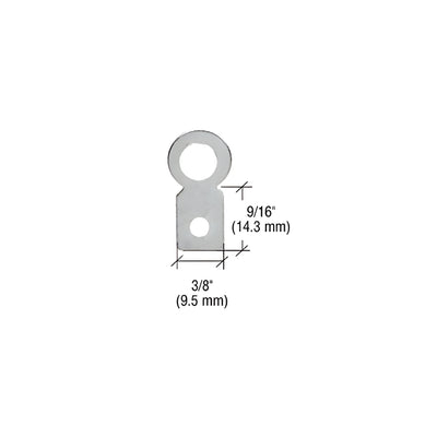 CRL Small Round Eyelet Flat Metal Type Hangers