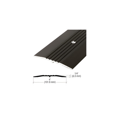 CRL 4" Bronze Commercial Saddle Threshold - 36-1/2" Length