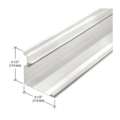 CRL-U.S. Aluminum 90 Degree Inside Corner Half, White KYNAR® Paint - 24'-2"