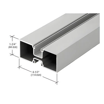 CRL-U.S. Aluminum 4-1/2" Hollow Door Jamb, Clear Anodized - 24'-2"