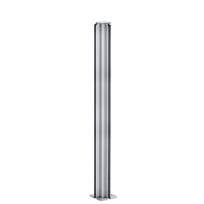 CRL Satin Anodized 24" Corner Design Series Partition Post