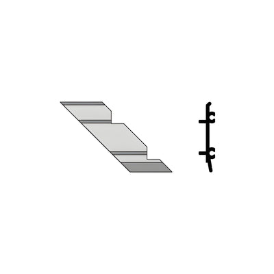 CRL-U.S. Aluminum Left Hand 90º Inside Corner- 4/Pk