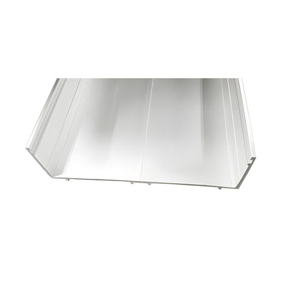 CRL-U.S. Aluminum White KYNAR® Paint Head/Sill Channel - 24'-2"