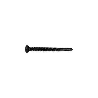 CRL Matte Black 10 x 3" Wall Mounting Flat Head Phillips Sheet Metal Screws