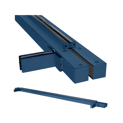 CRL Custom Painted Custom Size Single Door Floating Header with Fin Brackets