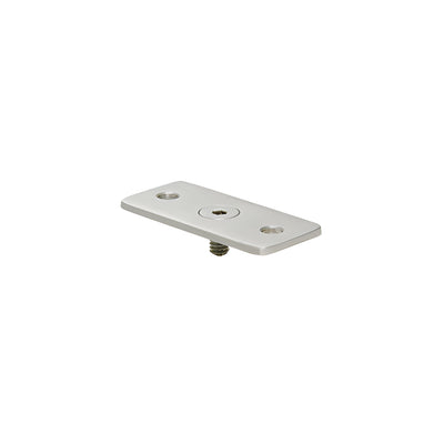 CRL Brushed Stainless Optional Flat Hand Rail Adaptor Plate for Hand Railing Bracket