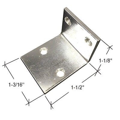 CRL-U.S. Aluminum Overhead Door Threshold Clip - Replacement