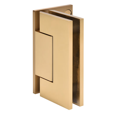 CRL Trento Satin Brass Offset Backplate Door Hinge