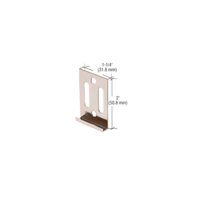 CRL Nickel Plated Vancouver Clip for 6MM Mirror