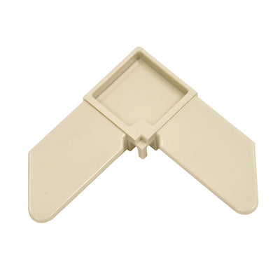 CRL 1" x 7/16" (25.4 x 11 mm) Tan Corner for WSF1716 Series Screen Frame