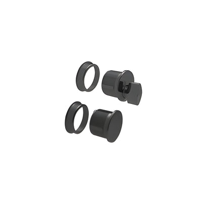 CRL Matte Black Thumbturn and Dummy Combo