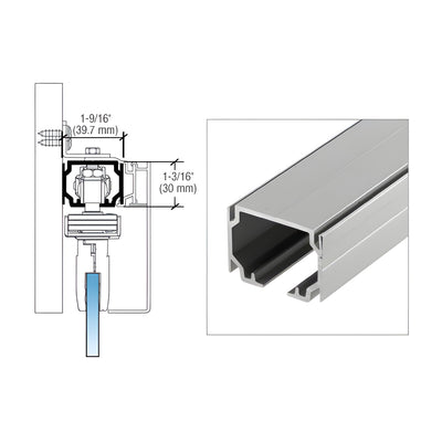 CRL50 Satin Anodized Series Top Track - 118"