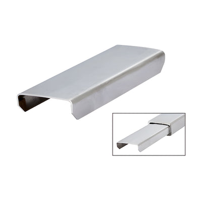 CRL Stainless Steel 1" x 2" Pipe Rail Splice Connector