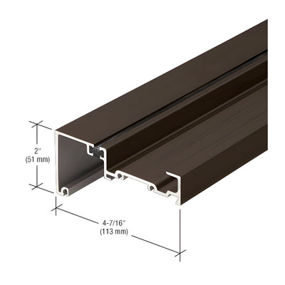 CRL-U.S. Aluminum Header, Thermally Improved, Bronze Black Anodized - 24'-2"