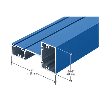 CRL-U.S. Aluminum Custom KYNAR® Paint Horizontal Mullion for 1-5/16" Glass - 24'-2"