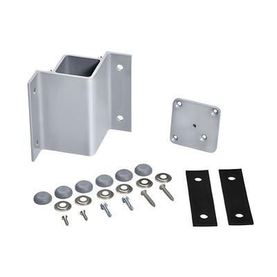 CRL Clear Anodized Inside 90 Degree Fascia Mount Bracket