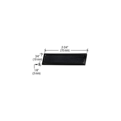 CRL Black Color Showcase Stick-On Finger Pull