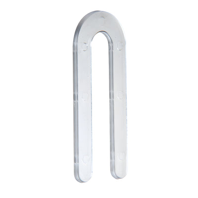 CRL Clear 1/8" x 3-1/2" Plastic Horseshoe Shims