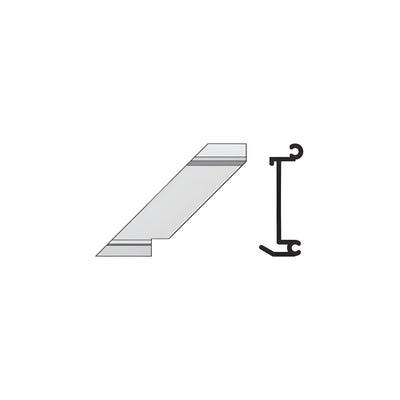 CRL-U.S. Aluminum Left Hand 90º Outside Corner Anchor Clip 4/Pk
