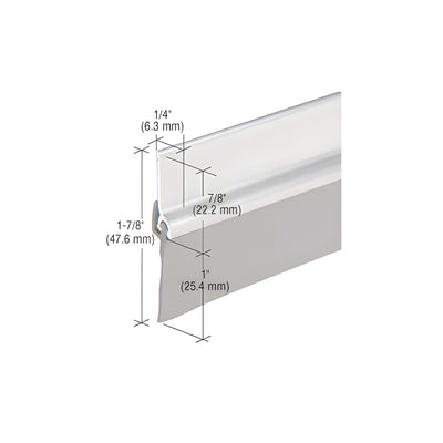 CRL Aluminum with Vinyl Door Sweep for 48" Door