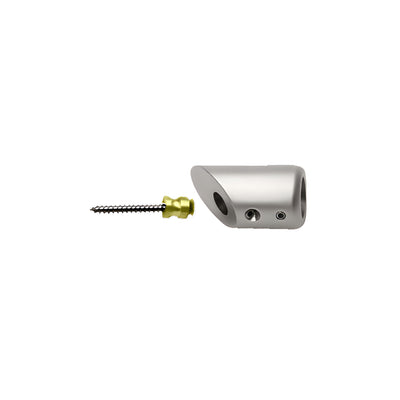 CRL Brushed Nickel Mitered Support Bar Bracket