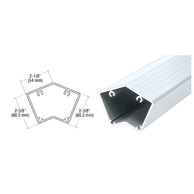 CRL Oyster White 200, 300, 350, and 400 Series 36" Long 135 Degree Post
