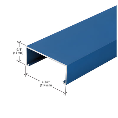 CRL-U.S. Aluminum Center Hung Door Header, Custom Paint - 21'-4"