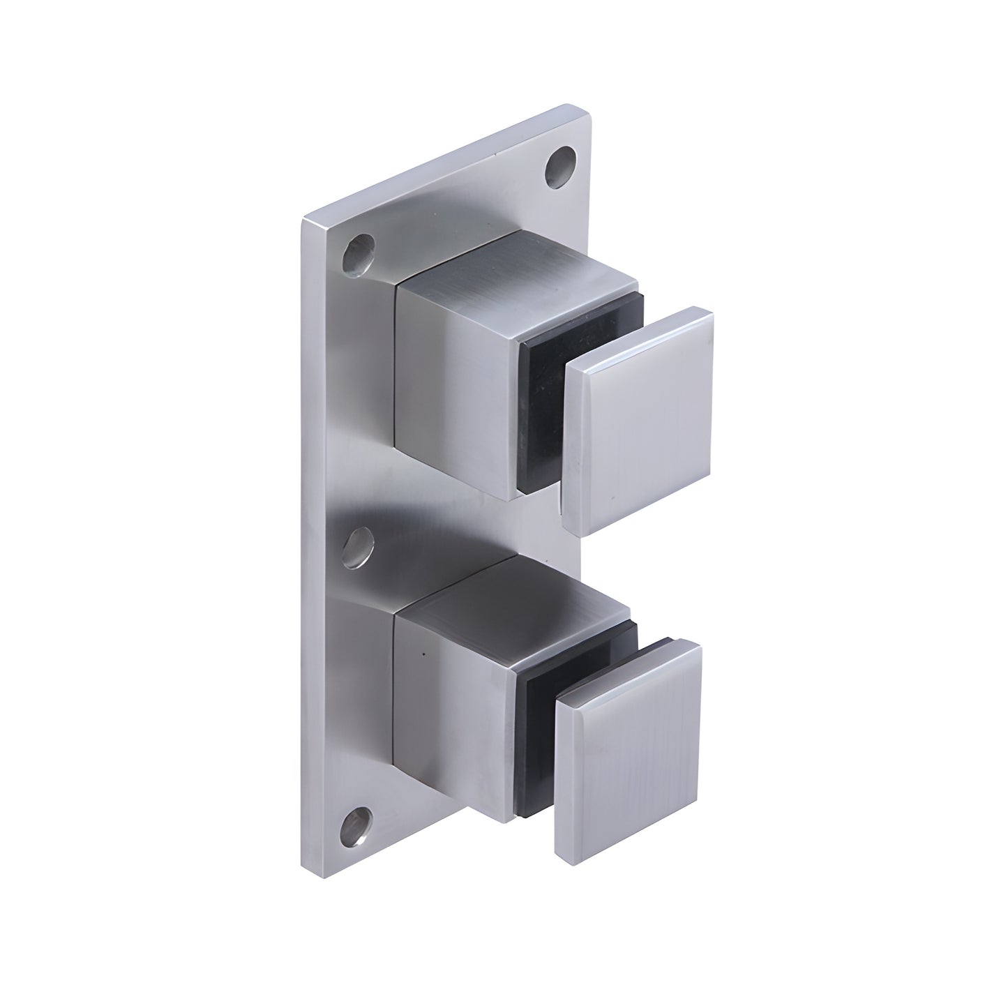 CRL 316 Brushed Stainless 2in Square Glass Standoff, Mounting Plate