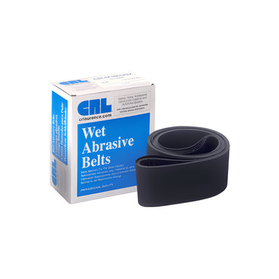 CRL 4" x 106" 180X Grit Wet Abrasive Belts for Upright Belt Sanders - 5/Bx