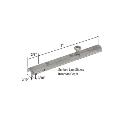 CRL 9/16" Spiral Balance Pivot Bar