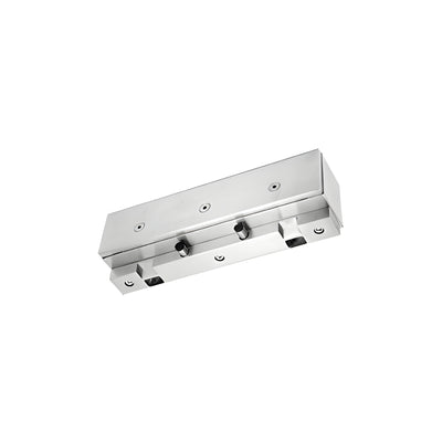 CRL Brushed Stainless Double Door Glass Transom Mount PK Series Stop/Strike - 1/2"