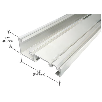 CRL-U.S. Aluminum Header, White KYNAR® Paint- 24'-2"