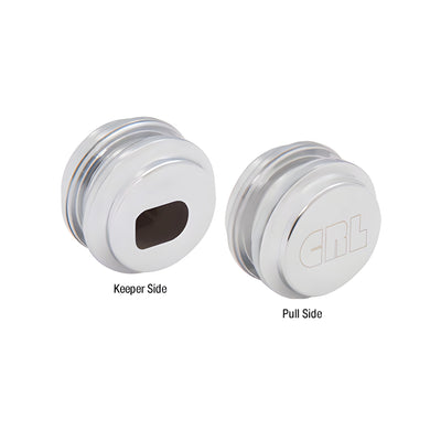 CRL Satin Chrome Glass Door Lock Keeper