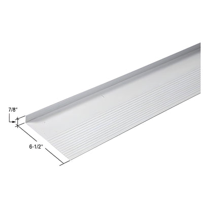CRL 6.5" White Adjustable Vinyl Sill Pan - 108" Length