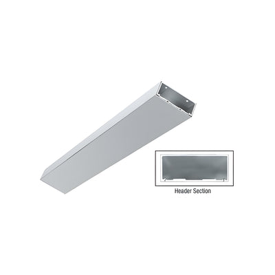 CRL Satin Anodized 4" Header/Jamb with Flat Filler Custom Length