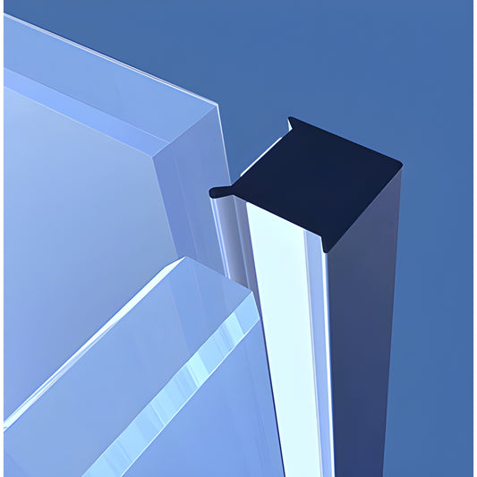 CRL Solid Infill 90° Glass Corner Joint for 12mm Tempered Glass