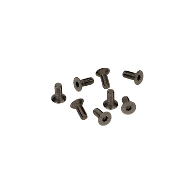 CRL Antique Brushed Nickel 6 mm x 12 mm Cover Plate Flat Allen Head Screws