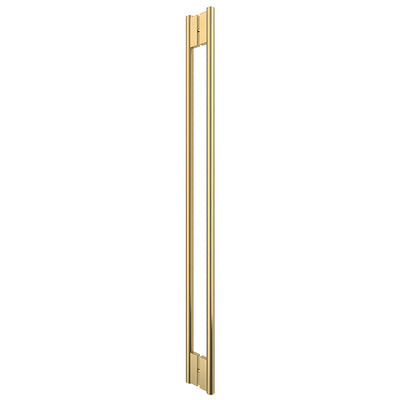 CRL Brushed Bronze 60" Hollow Premium Handle C-Style
