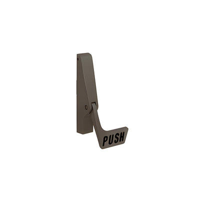 CRL Dark Bronze Jackson® 10 Series Left-Hand Reverse Bevel Paddle Concealed Vertical Rod Exit Device