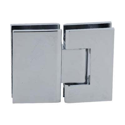 CRL Polished Chrome Geneva 580 Series 180 Degree Glass-to-Glass Hinge with 5 Degree Offset