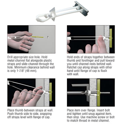 CRL Snaptoggle® 5/16-18 Heavy-Duty Threaded Toggle Anchor