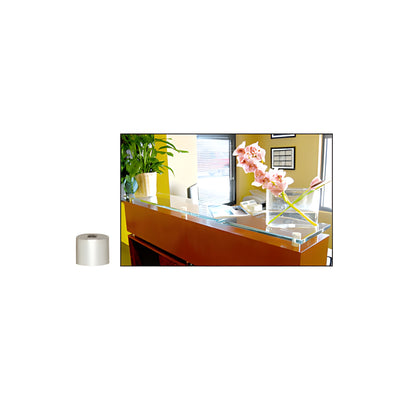 CRL Satin Chrome 3/4" Diameter by 3/4" Long Standoff Base