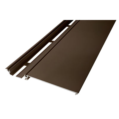 CRL-U.S. Aluminum Vertical Shallow Pocket Filler, Bronze Black Anodized - 24'-2"