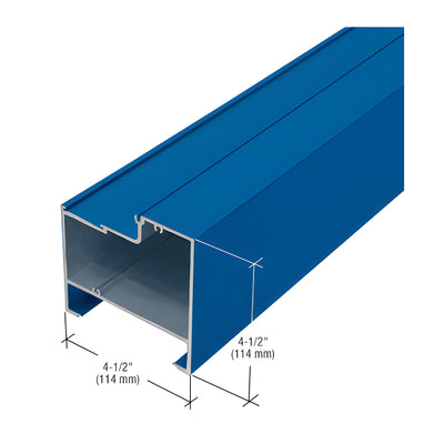 CRL-U.S. Aluminum 4-1/2" x 4-1/2" Bulkhead, Custom Paint - 24'-2"